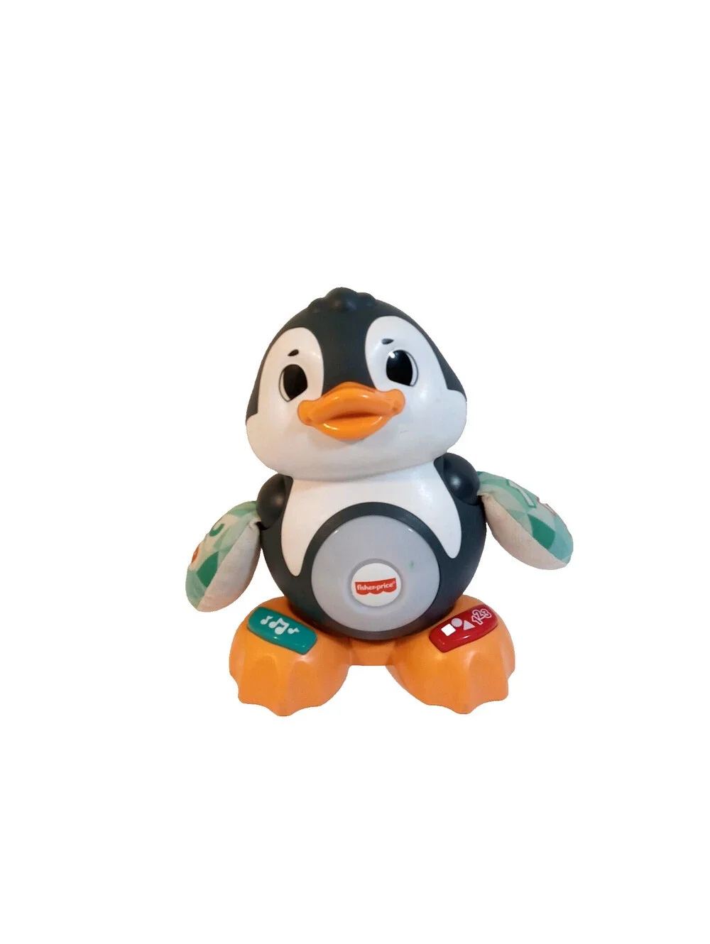 Fisher Price Linkimals Cool Beats Penguin White Yellow Gray Learning Dancing Toy